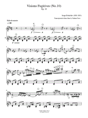 Visions Fugitives (No. 10)