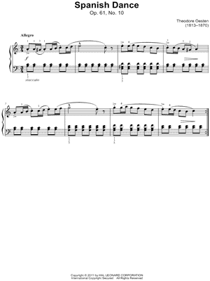 Spanish Dance, Op. 61, No. 10