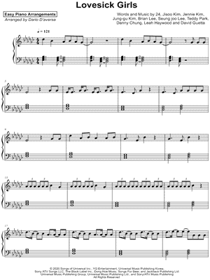 Lovesick Girls [easy]