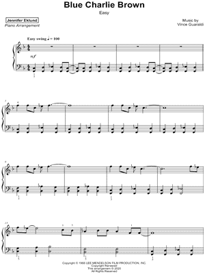 Blue Charlie Brown [easy]