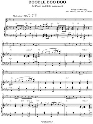 Doodle Doo Doo - Piano Accompaniment