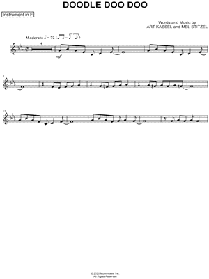 Doodle Doo Doo - F Instrument