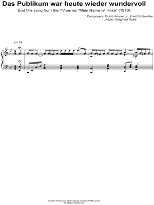 Das Publikum war heute wieder wundervoll