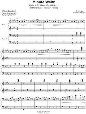 Minute Waltz (Waltz in Db Major, Op. 64, No. 1)