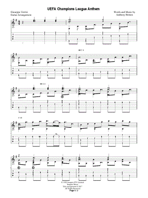 UEFA Champions League Anthem