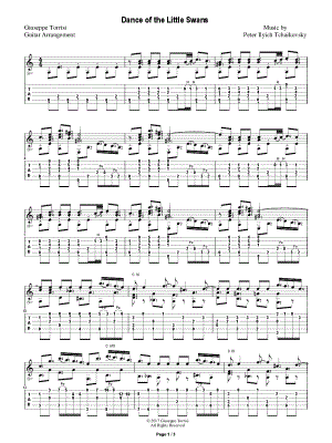 Danse des petits cygnes