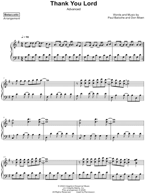 Thank You Lord [advanced]