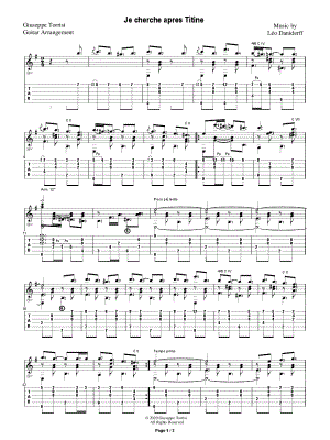 Je cherche après Titine