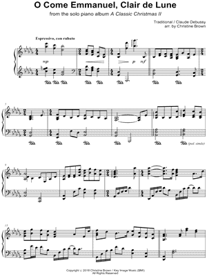 O Come Emmanuel / Clair de Lune