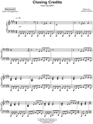 Closing Credits from Glory