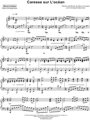 Caresse sur L'océan