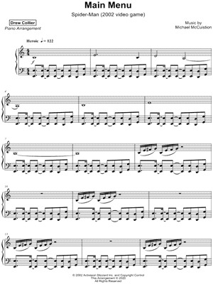 Main Menu from Spider-Man