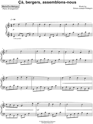 Çà, bergers, assemblons-nous