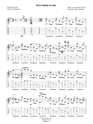 Ecco, ridente in cielo