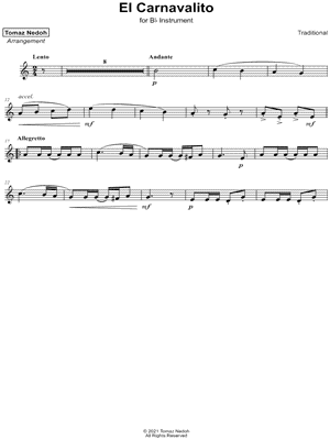 El Carnavalito - Bb Instrument