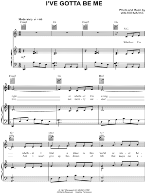 I've Gotta Be Me