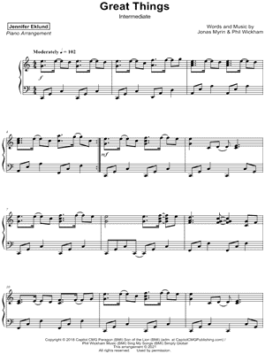 Great Things [intermediate]