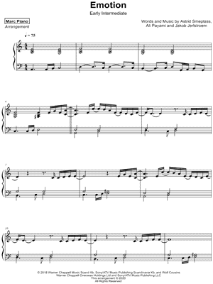 Emotion [early intermediate]