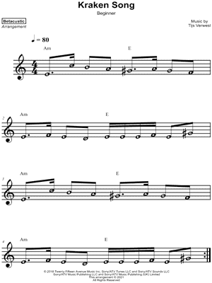 Kraken Song [beginner]