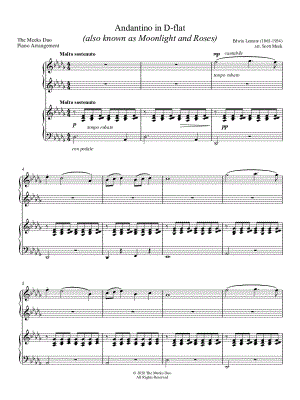 Andantino in D-flat (Moonlight and Roses)