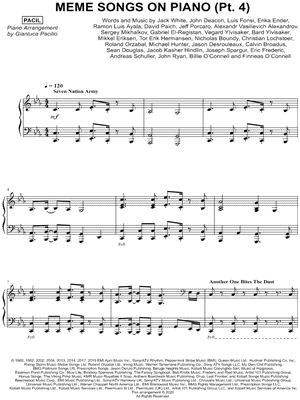MEME SONGS ON PIANO (Pt. 4)