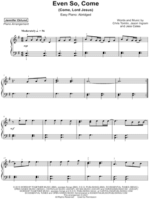 Even So Come [easy - abridged]