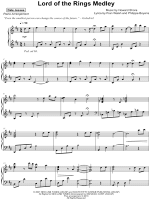 Lord of the Rings Medley