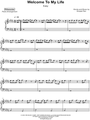 Welcome to My Life [easy]