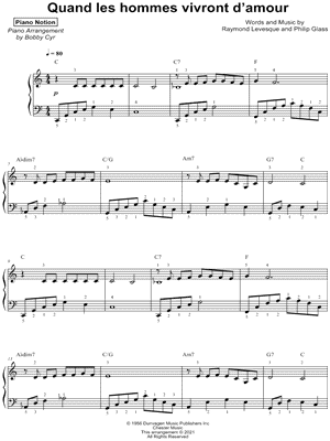 Quand les hommes vivront d'amour