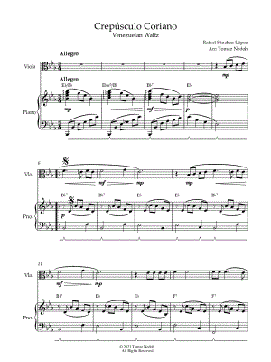 Crepúsculo Coriano - Viola & Piano