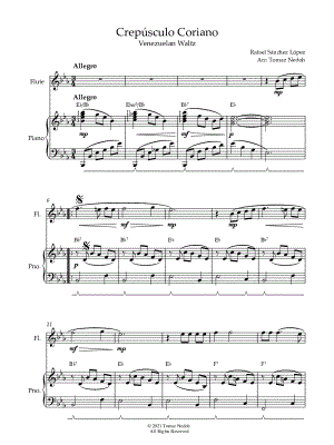 Crepúsculo Coriano - C Instrument & Piano