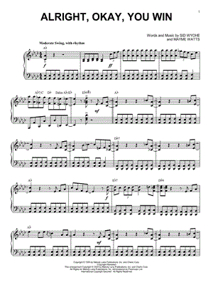 Alright, Okay, You Win