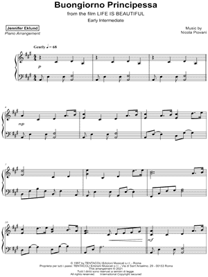 Buongiorno Principessa [early intermediate]