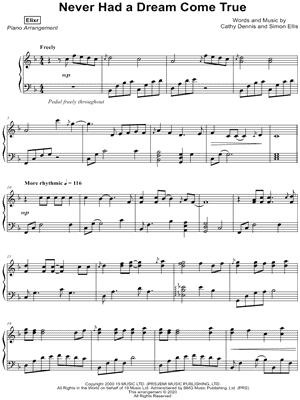 Never Had a Dream Come True