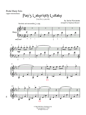 Pan's Labyrinth Lullaby [pedal harp]