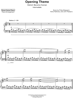 Opening Theme (Detroit: Become Human) [intermediate]