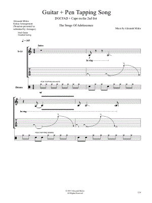 Guitar + Pen Tapping Song