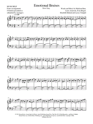 Emotional Bruises [slow easy]