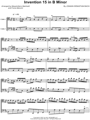 Invention 15 in B Minor
