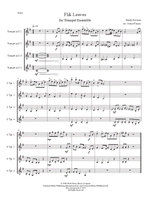 Flik Leaves - Trumpet Ensemble