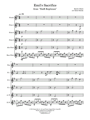 Emil's Sacrifice - Mixed Flute Ensemble