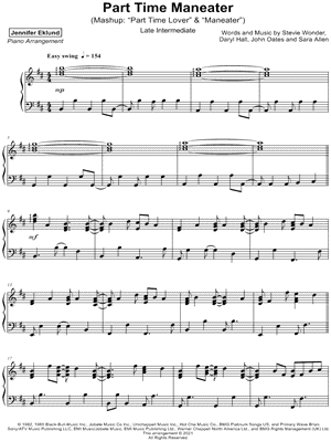 Part Time Maneater [late intermediate]