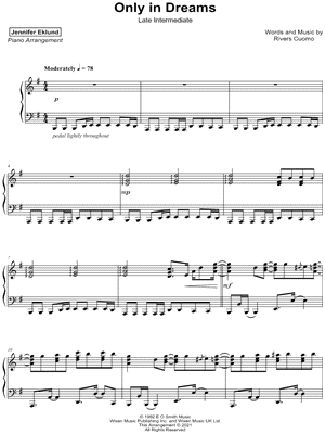 Only in Dreams [late intermediate]