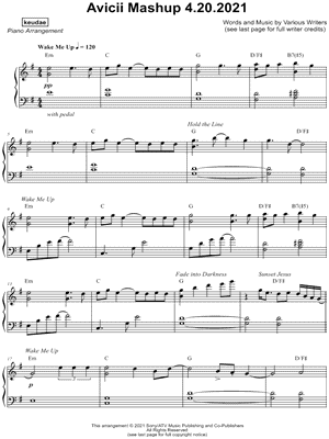 Avicii Piano Mashup 4.20.2021