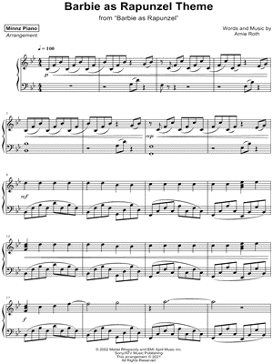 Barbie as Rapunzel Theme