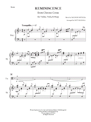 Reminiscence - Violin, Viola & Harp