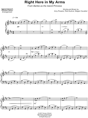 Right Here in My Arms