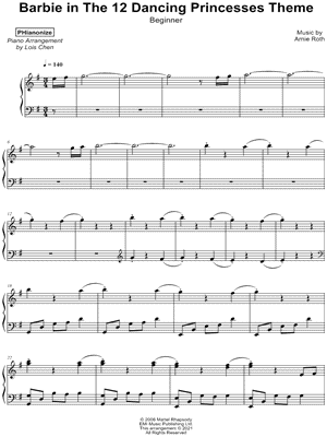 Barbie in the 12 Dancing Princesses Theme [beginner]