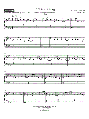 Two Voices, One Song [easy]