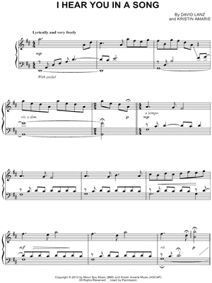 I Hear You in a Song